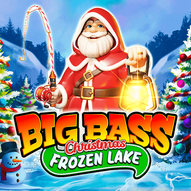 Big Bass Christmas Frozen Lake